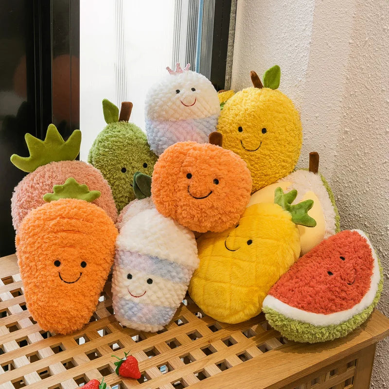 15 Kawaii Food Plushies for Cozy Rooms and Cute Gifts