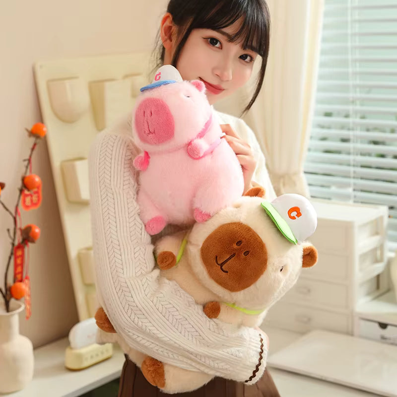 Sporty Capybara Plush Doll