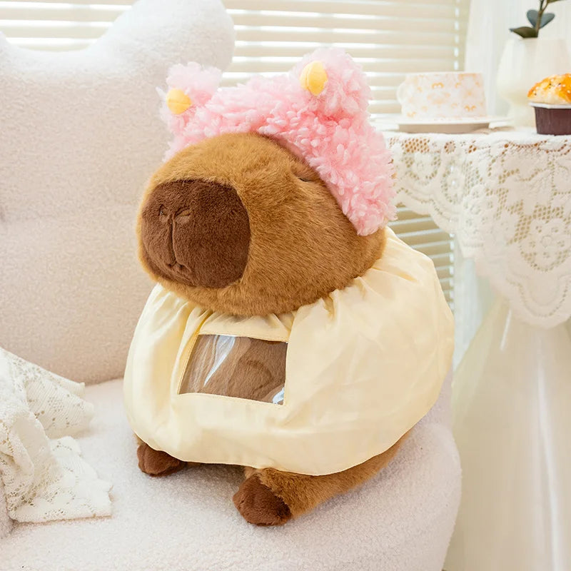 Capybara Salon Plush Toy