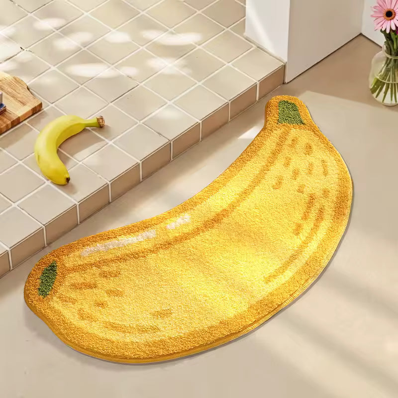 Cartoon Fruit Plush Bath Mat