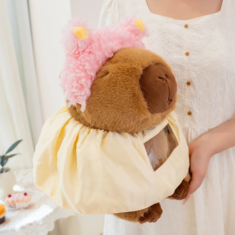 Capybara Salon Plush Toy