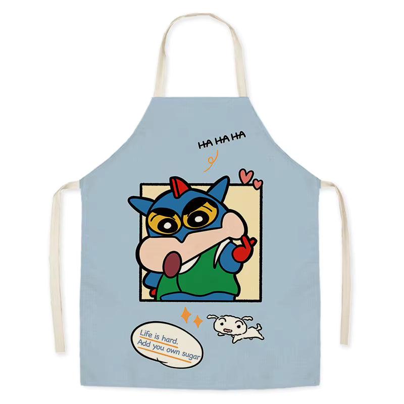 Cute Character Cotton Linen Apron