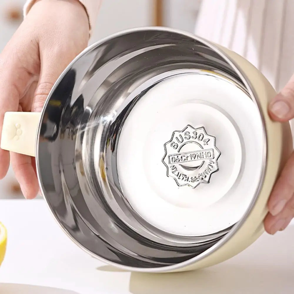 The inside of a kawaii ramen bowl