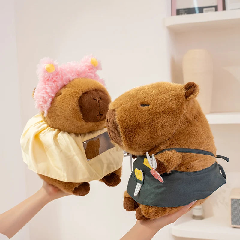Capybara Salon Plush Toy