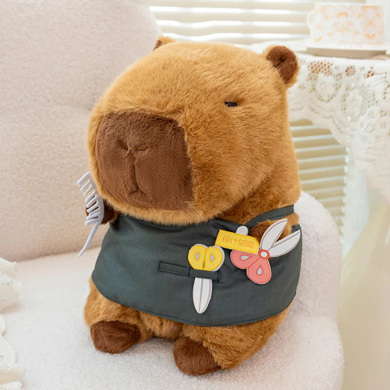 Capybara Salon Plush Toy