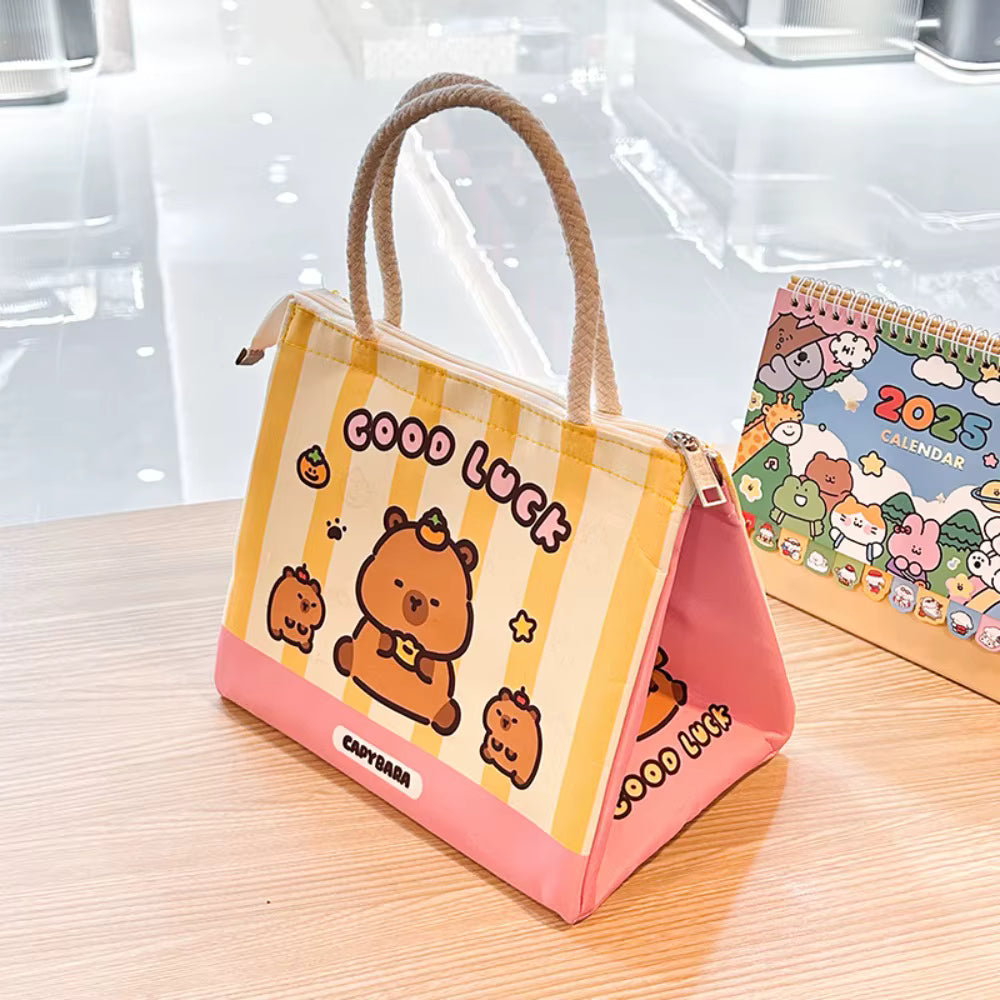 Cute Portable Thermal Lunch Box Bag