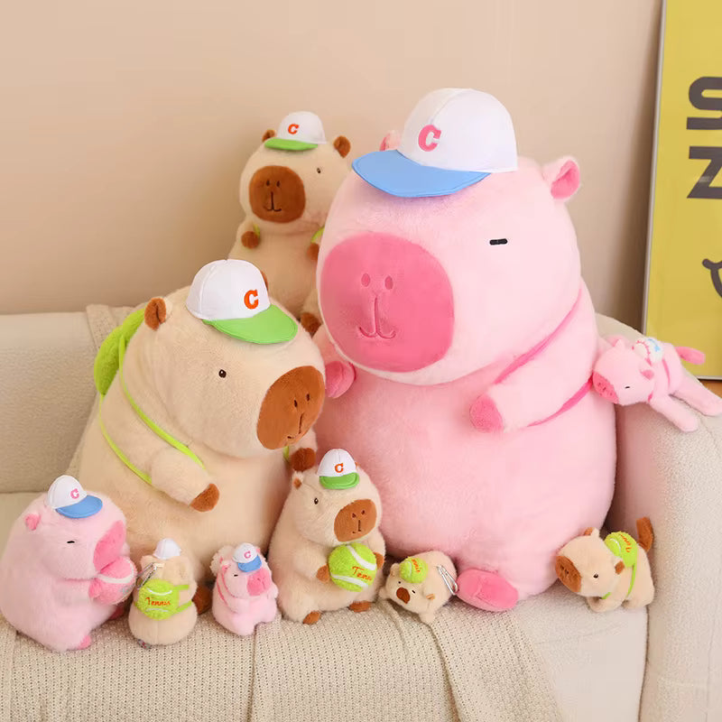 Sporty Capybara Plush Doll