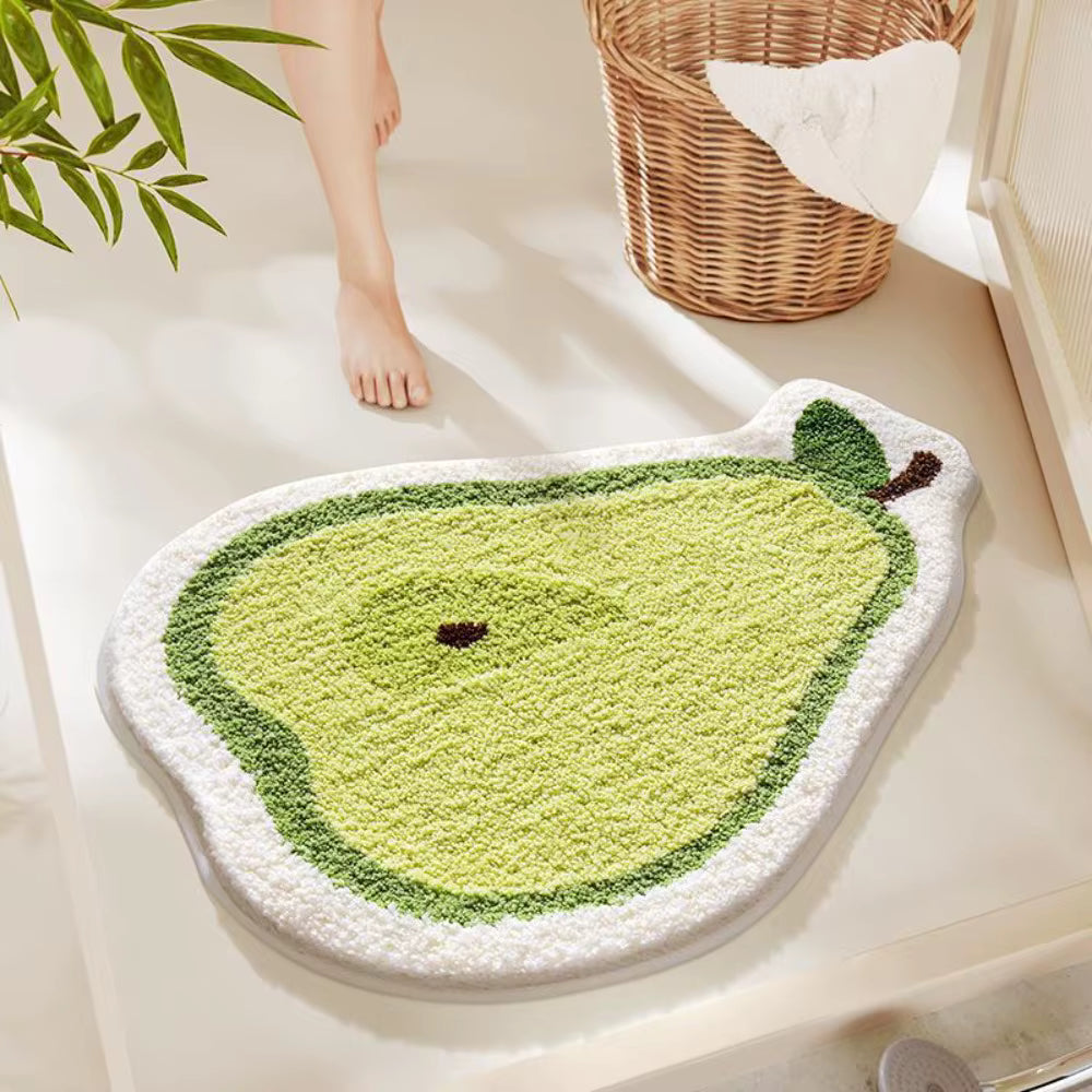 Cartoon Fruit Plush Bath Mat
