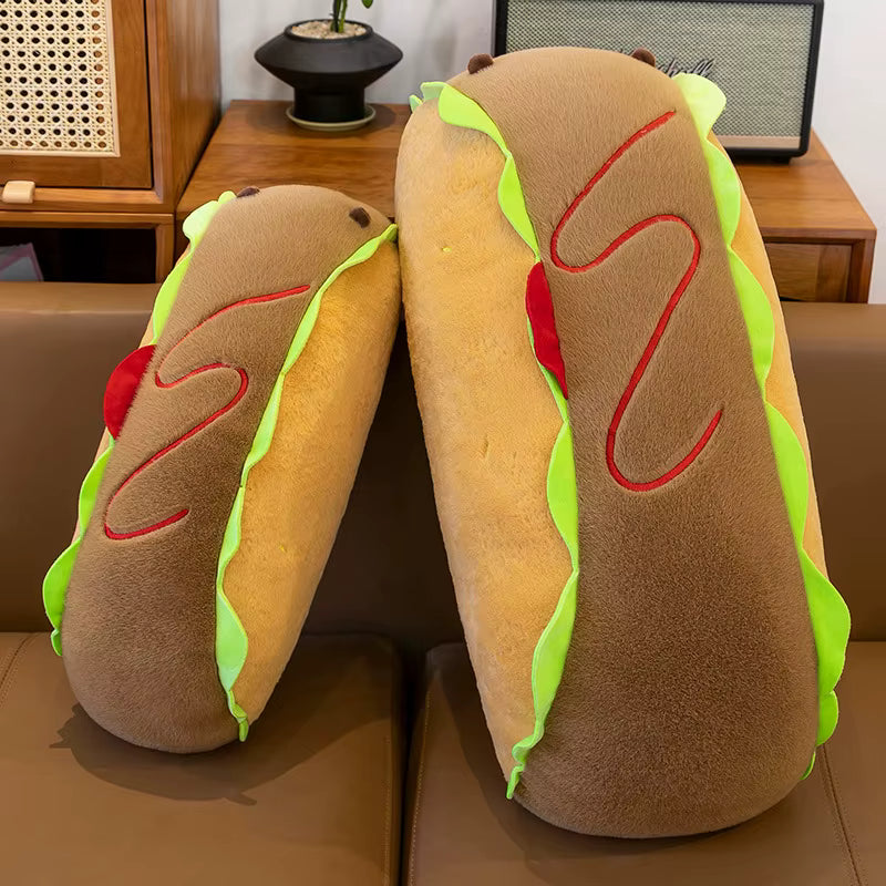 Hot Dog Capybara Plush Doll