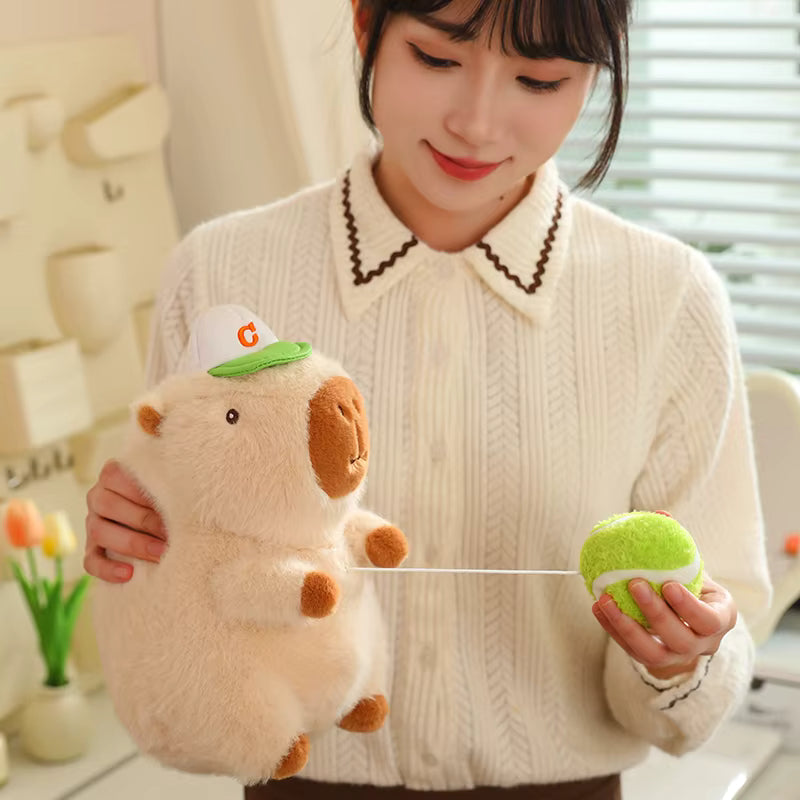 Sporty Capybara Plush Doll