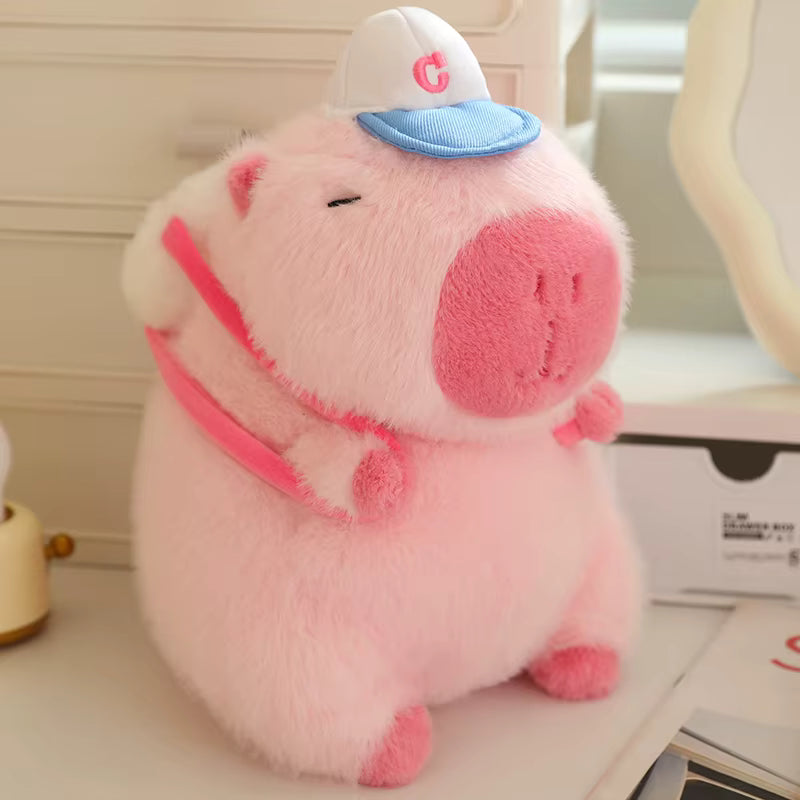 Sporty Capybara Plush Doll
