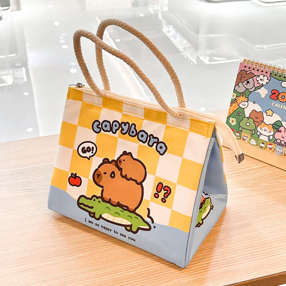 Cute Portable Thermal Lunch Box Bag