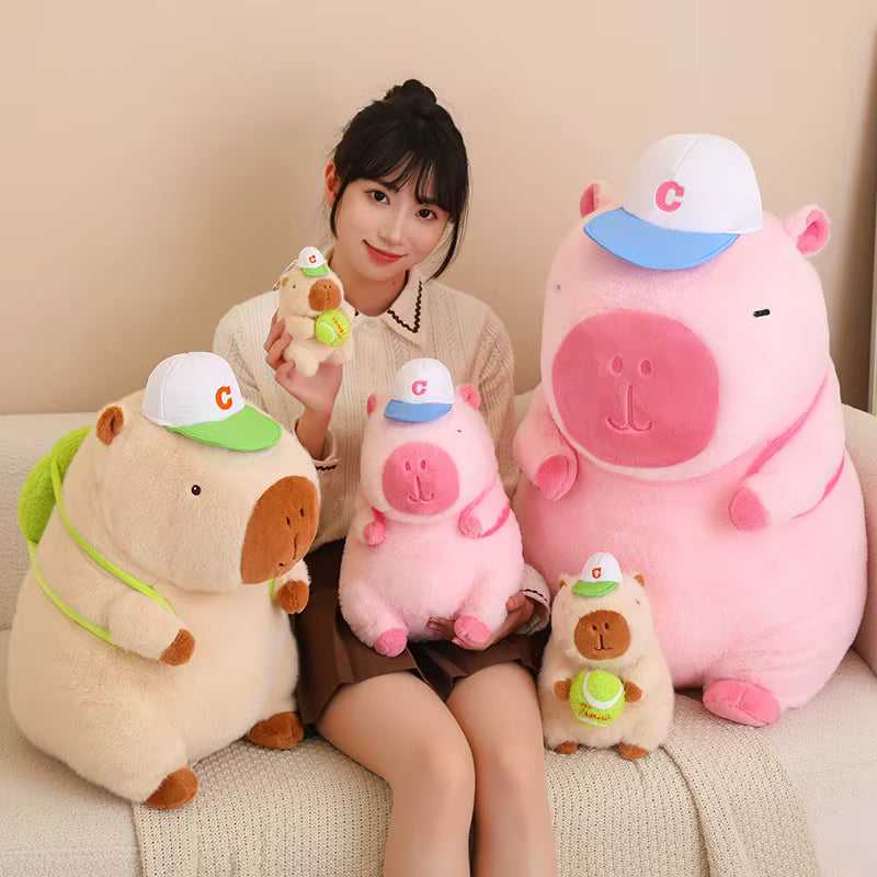 Sporty Capybara Plush Doll