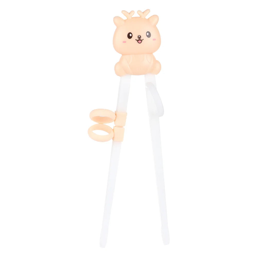 Toy figure of a kawaii cartoon character with a yellow top and white bottom on a white background.