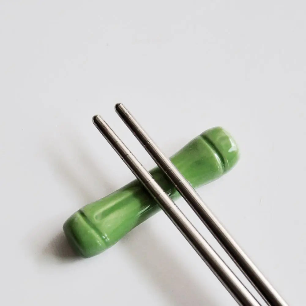 A vegetable shaped kawaii chopstick holder