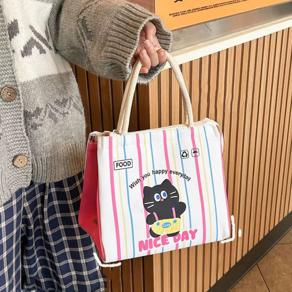 Cute Portable Thermal Lunch Box Bag