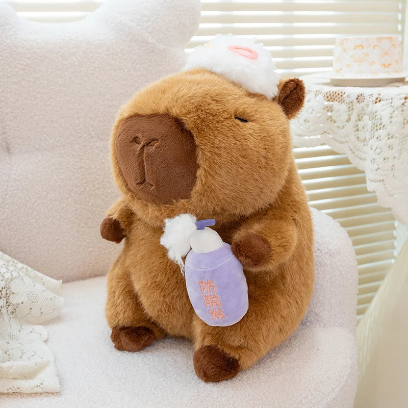 Capybara Salon Plush Toy