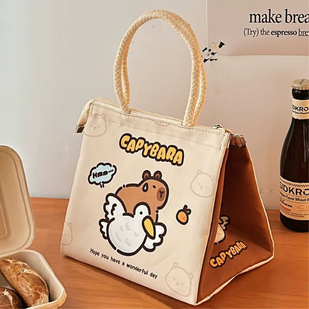 Cute Portable Thermal Lunch Box Bag