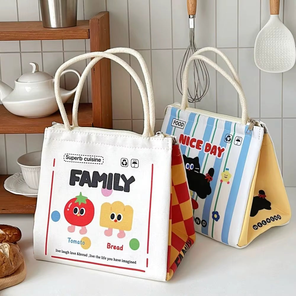 Cute Portable Thermal Lunch Box Bag
