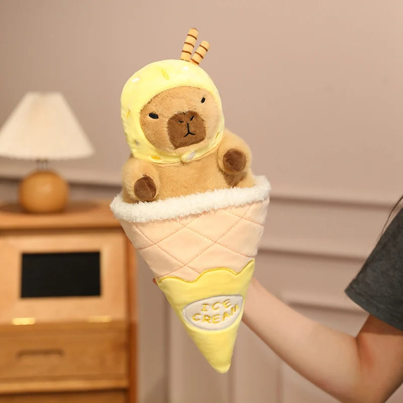 Capybara Ice Cream Plush Toys