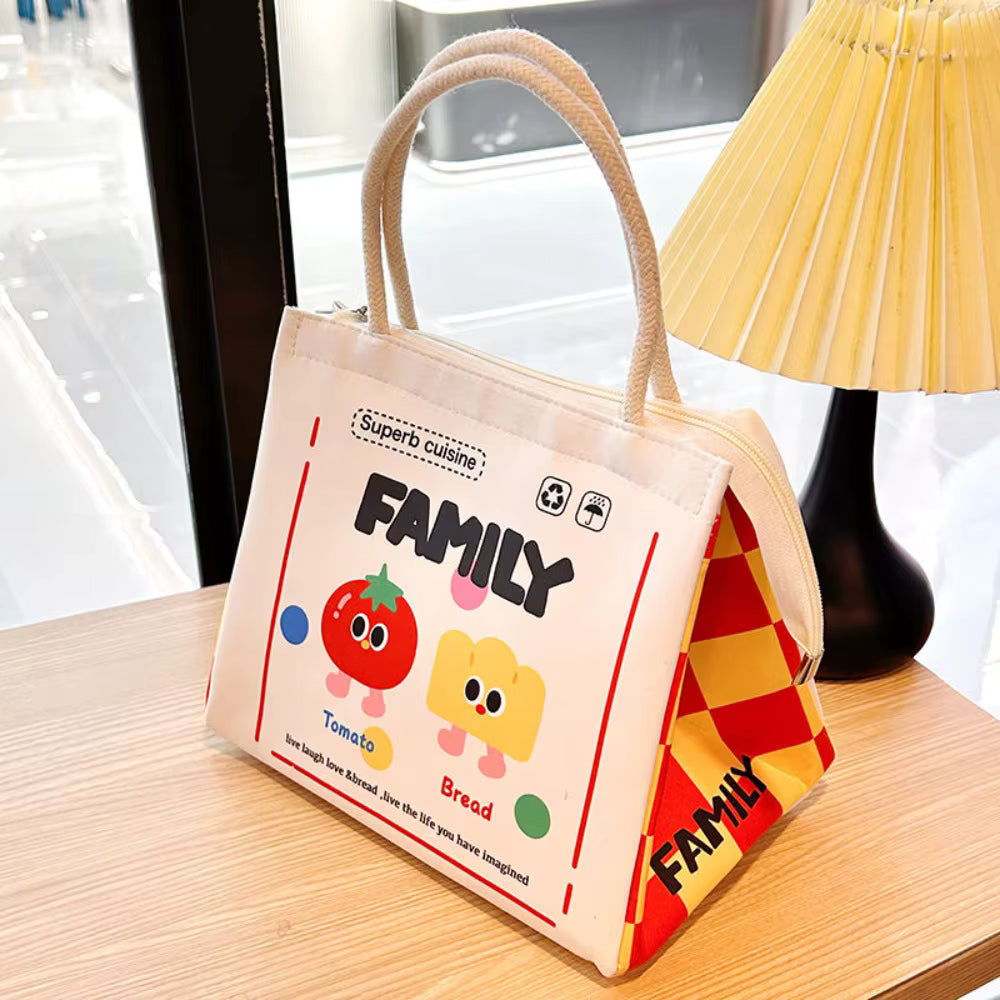 Cute Portable Thermal Lunch Box Bag