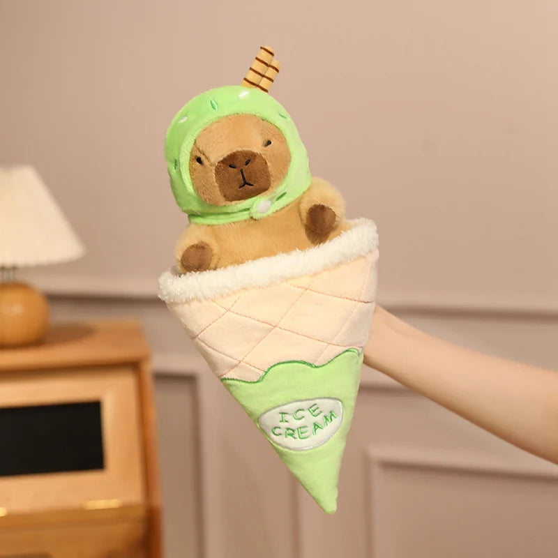 Capybara Ice Cream Plush Toys