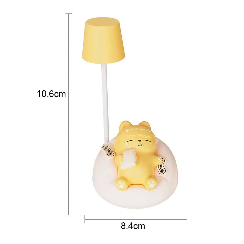 Sleepy Cat Silicone Night Light