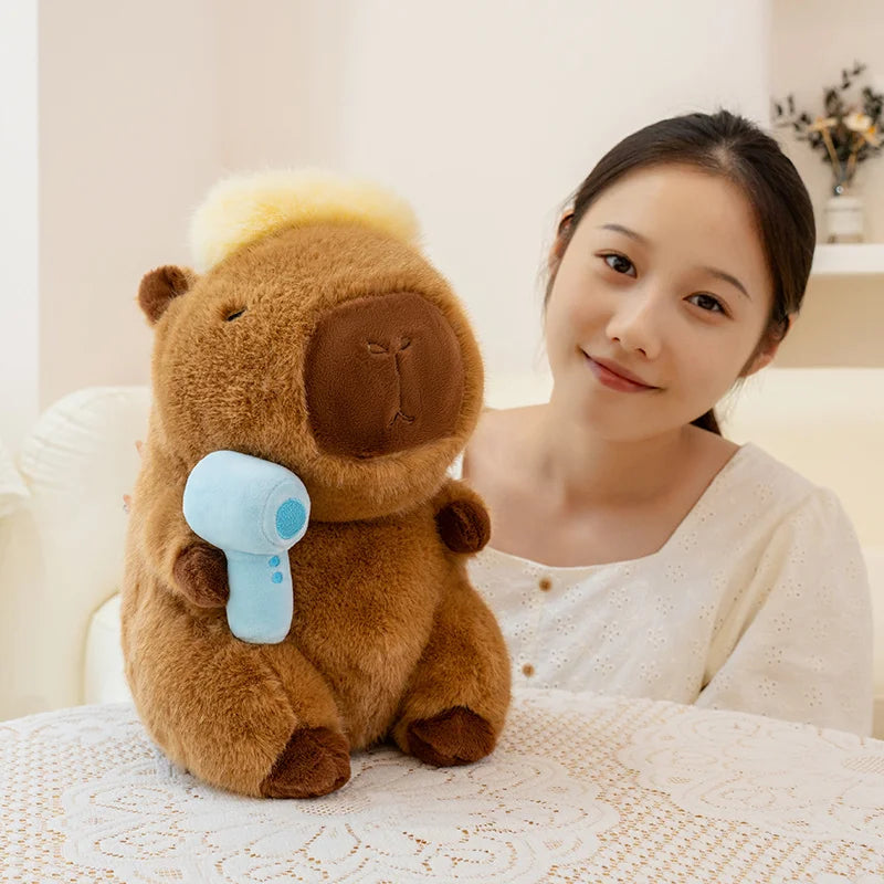 Capybara Salon Plush Toy