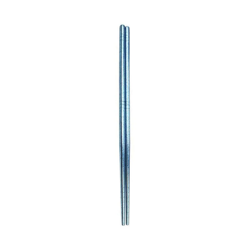 Two kawaii chopsticks on a white background