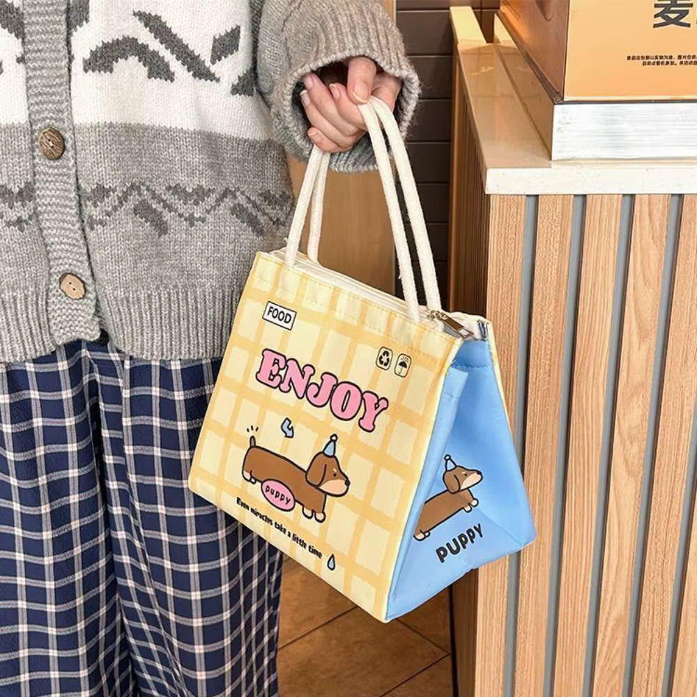 Cute Portable Thermal Lunch Box Bag