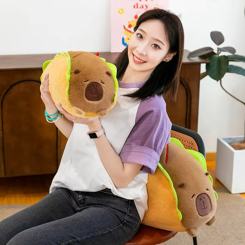 Hot Dog Capybara Plush Doll