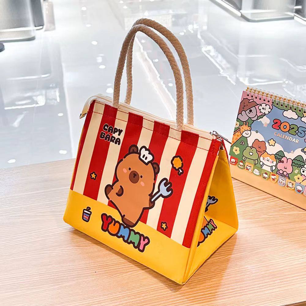 Cute Portable Thermal Lunch Box Bag